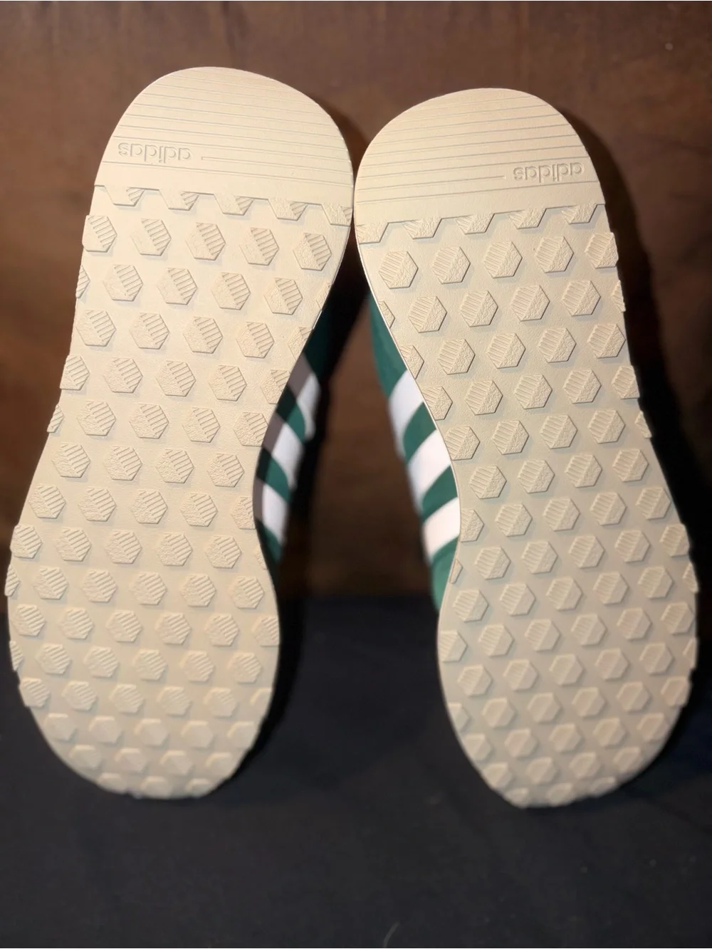 Adidas Run 60s 2.0 Casual Sneakers, Green With White Stripes, 9.5m/10.5w, NWT